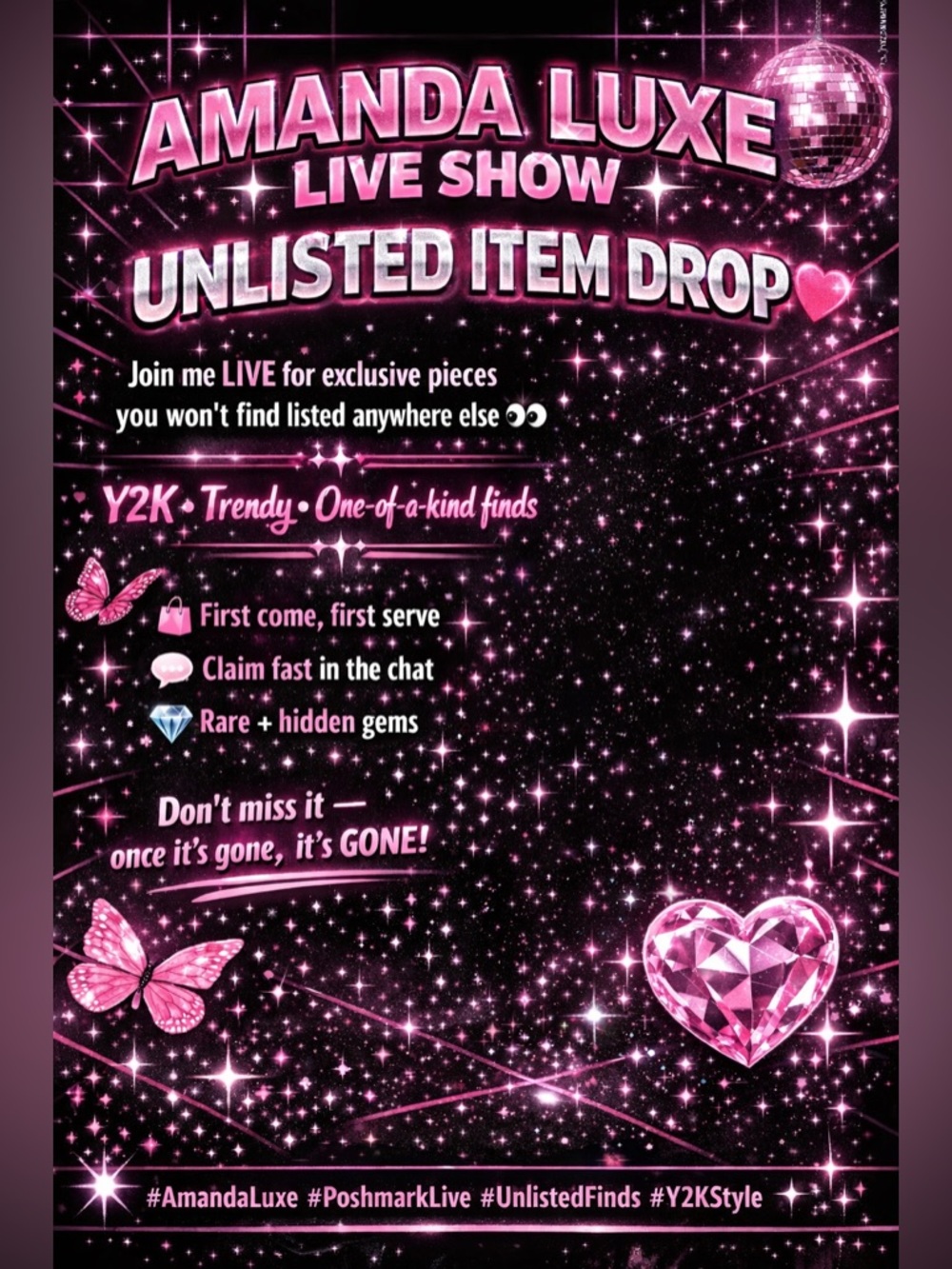 Live Show Unlisted Item Drop
